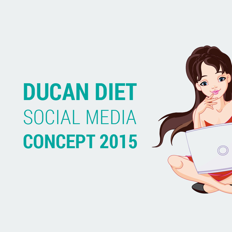 Ducan Diet Social Media Concept 2015